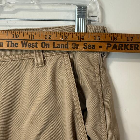 Everlane Women's The Chino Pant Buttersoft Tan Khaki 8 Curved Leg Barrel - Picture 5 of 9